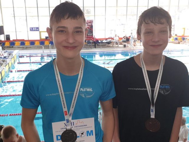 Tobiasz i Ignacy z medalami XXII Grand Prix Ciechanowa
