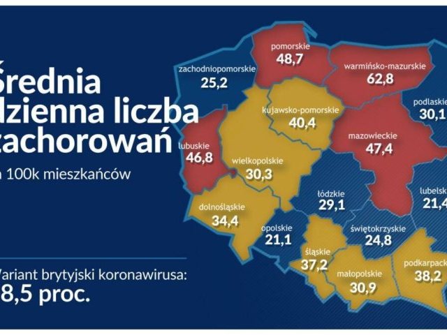 Obostrzenia w woj. warmińsko-mazurskim zostają przedłużone do 28 marca