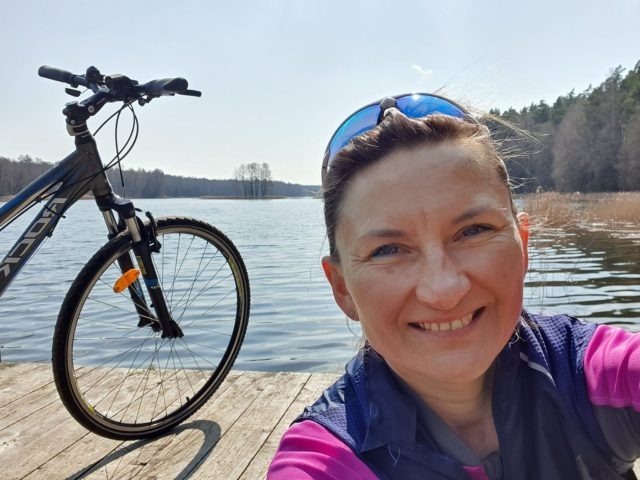 Rowerowe wyczyny Marty Zając
