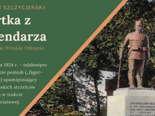Kartka z kalendarza - odsłonięto w Szczytnie pomnik („Jӓger-Denkmal”)