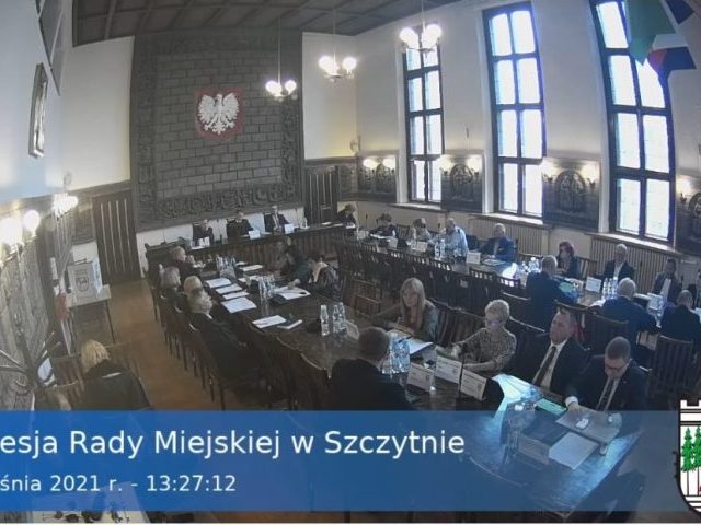 Trwa sesja Rady Miejskiej w Szczytnie (oglądaj na żywo)