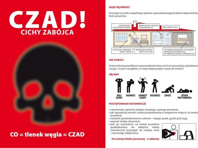 Rusza sezon grzewczy, uwaga na czad – cichego zabójcę