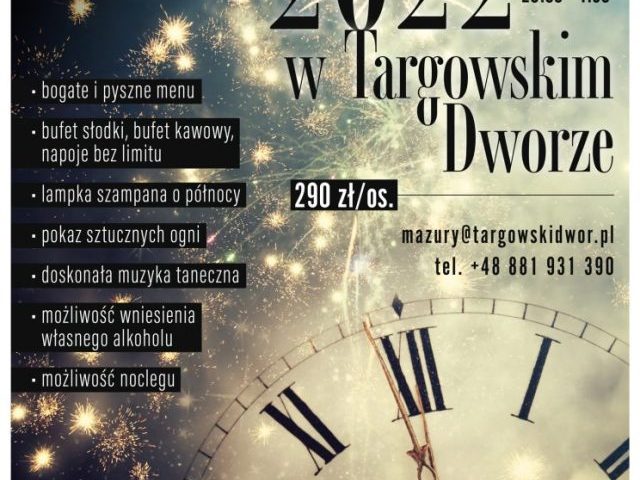 Ośrodek Targowski Dwór zaprasza na magicznego Sylwestra (ruszyły zapisy)
