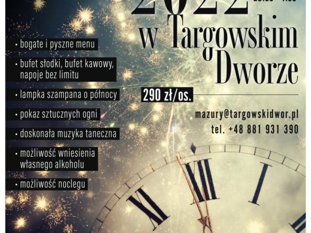 Ośrodek Targowski Dwór zaprasza na magicznego Sylwestra (ruszyły zapisy)