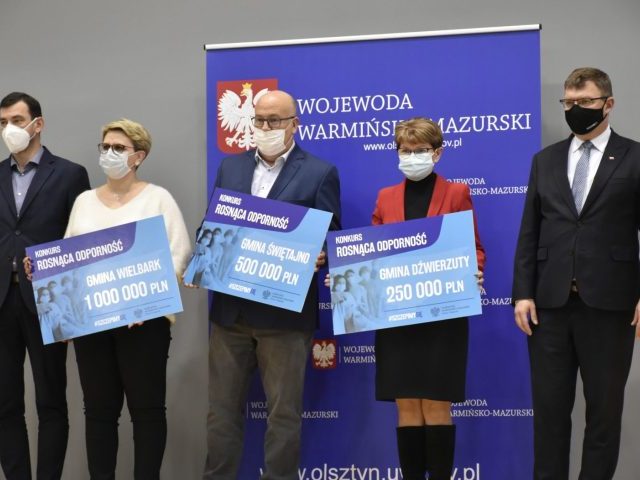 Milion dla Wielbarka, pół miliona dla Świętajna, ćwierć miliona dla Dźwierzut