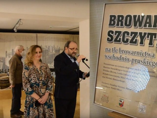 Reportaż z otwarcia wystawy BROWARY SZCZYTNA NA TLE... (wideo)