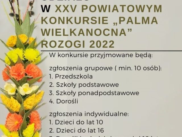 Ćwierć wieku konkursu na najpiękniejszą palmę wielkanocną