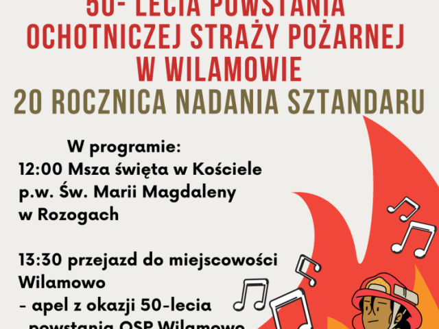 Piknik z okazji 50-lat strażaków ochotników – niedziela, 29 maja