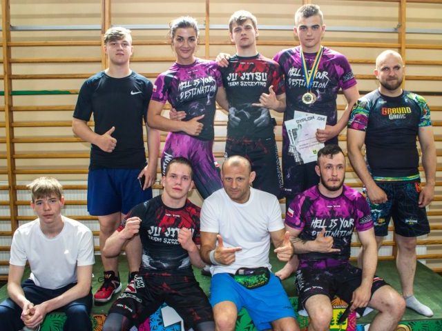 Szczycieńscy grapplerzy na podium