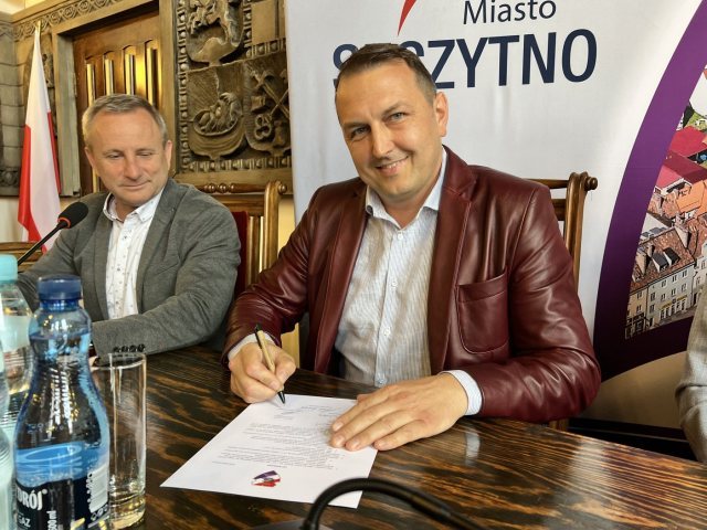 Marek Gawdziński, prezes LKS Błękitni Pasym o projekcie 