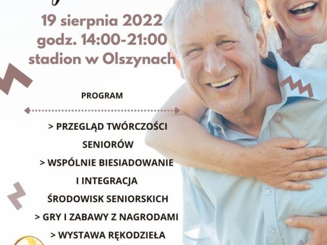 Senioriada po raz szósty, sprawdź jak dojechać za darmo do Olszyn - piątek, 19 sierpnia
