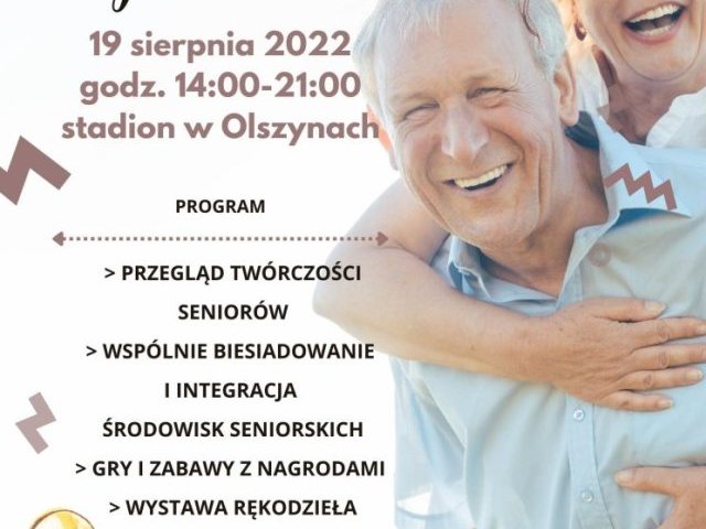Senioriada po raz szósty, sprawdź jak dojechać za darmo do Olszyn - piątek, 19 sierpnia