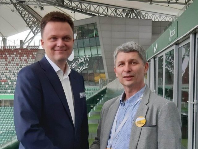 Andrzej Kimbar wysoko w ugrupowaniu Hołowni