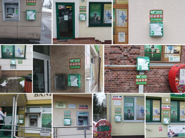 Brawo Bank Spółdzielczy w Szczytnie! Dba o życie każdego z nas. AED w każdej placówce