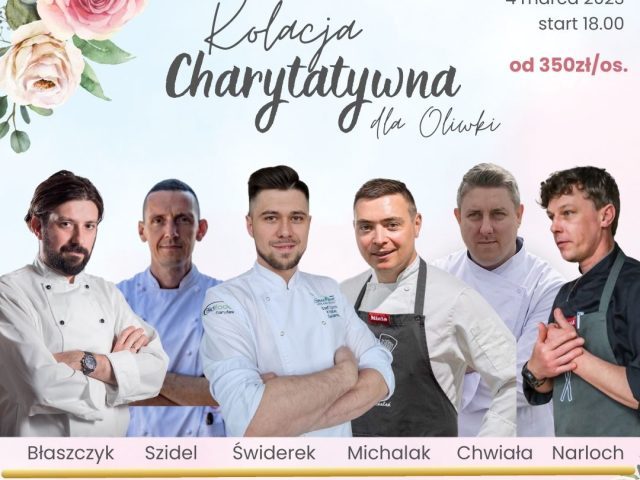 Charytatywna kolacja z gwiazdorską obsadą kucharzy, wśród nich Marek Michalak - Master Chef Wielkiej Brytanii