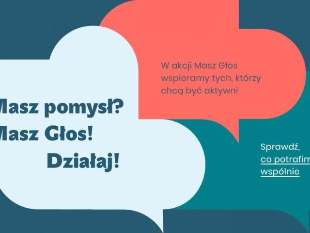 Masz Głos 2023 - Zrób coś dobrego dla swojej społeczności lokalnej!