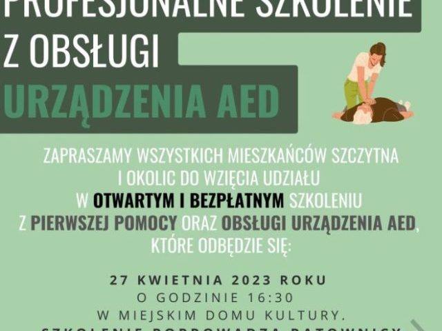 Szkolenie z obsługi urządzenia AED - jak uratować życie w nagłych wypadkach?