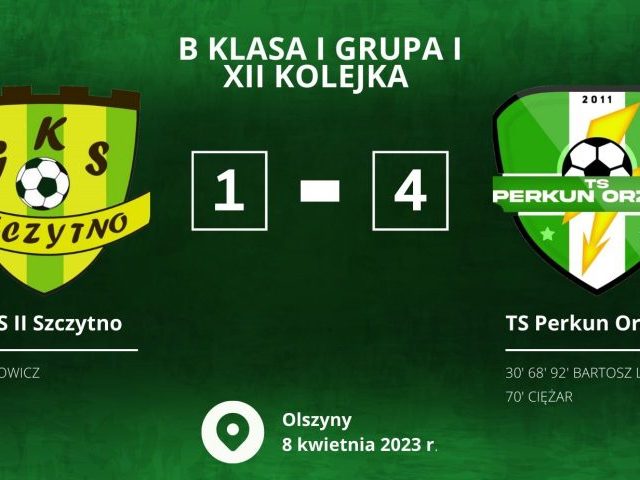 Udany powrót Perkuna Orżyny