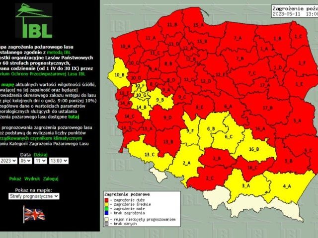 Leśnicy apelują o ostrożność w lesie. Znacznie wzrosło zagrożenie pożarowe!