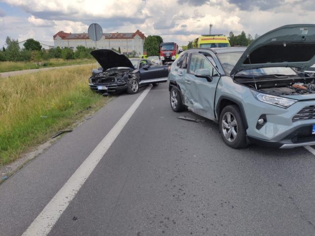 Dwie osoby ranne. Wypadek w okolicy Pasymia