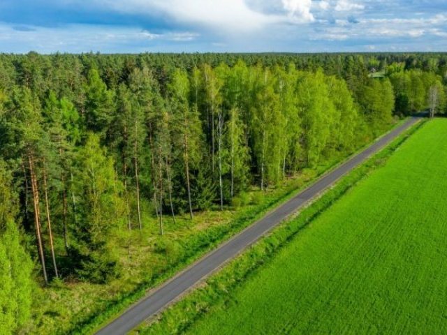 Bałagan na ścieżce rowerowej po nasypie kolejowym