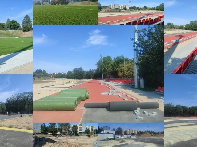 Stadion przy ulicy Śląskiej - rośnie miejska arena sportowych marzeń (zdjęcia)