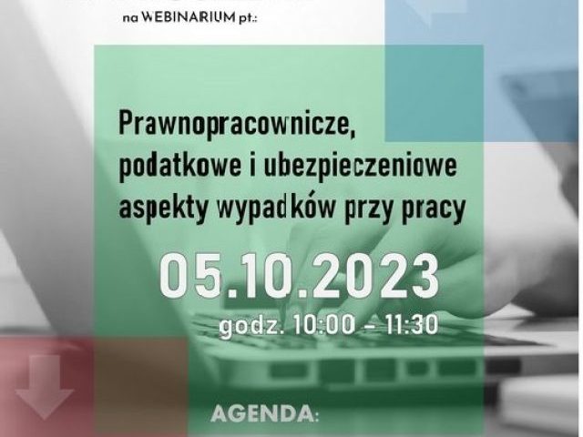 Webinarium: Rozważania nad bezpieczeństwem pracy i kwestiami prawnopracowniczymi - zaproszenie od Izby Administracji Skarbowej