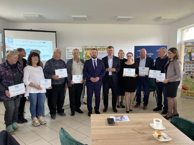 Sołtysi gminy Szczytno zostali ambasadorami czystego powietrza