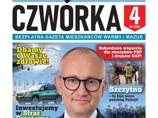 Błażej Poboży, Wiceminister Spraw Wewnętrznych i Administracji zaprasza do lektury „Czwórki”