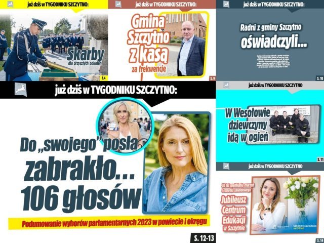 Nowy numer „Tygodnika Szczytno” czeka już na Ciebie! Zapraszamy do lektury