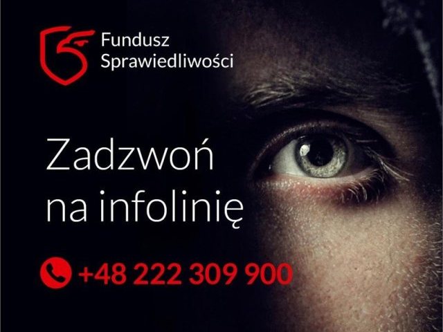 Fundusz Sprawiedliwości Sprawne wsparcie dla osób pokrzywdzonych przestępstwem
