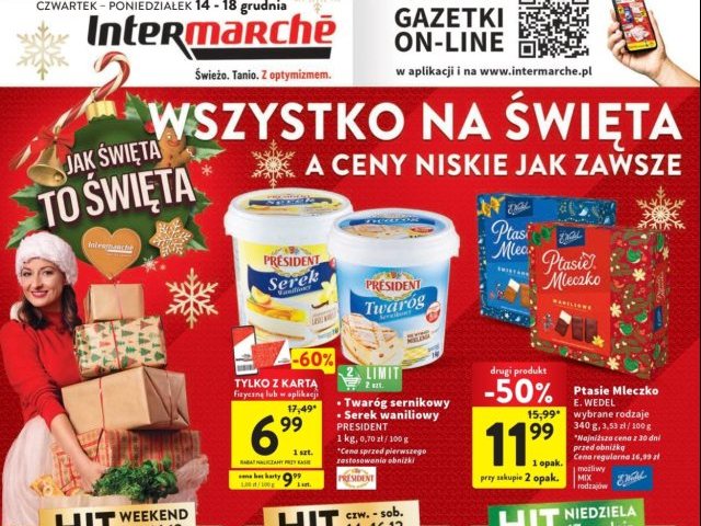 Intermarche w Szczytnie (ulica Wileńska 3) obniżył ceny regularne ponad 400 produktów. Sprawdź!