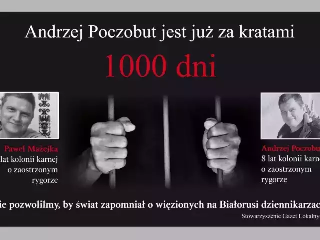 Andrzej Poczobut, dziennikarz już 1000 dni za kratami (WIDEO)