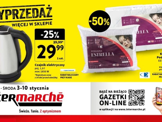 WYJĄTKOWA WYPRZEDAŻ W INTERMARCHE SZCZYTNO - NIE PRZEGAP OKAZJI! Sprawdź aktualną gazetkę!