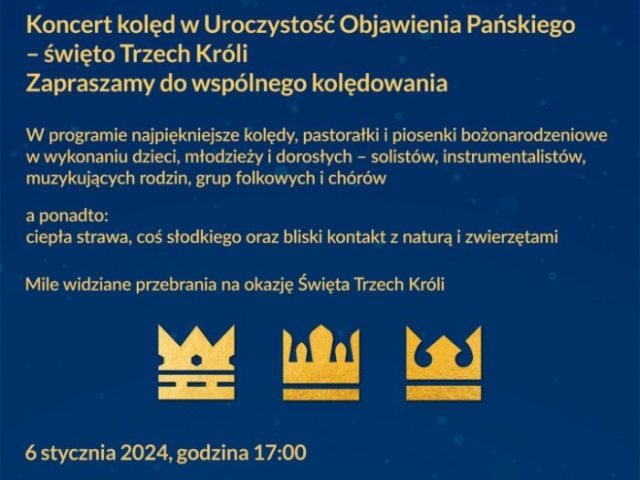 Kolędujmy wszyscy wraz... - niezwykły koncert w Sasku Małym