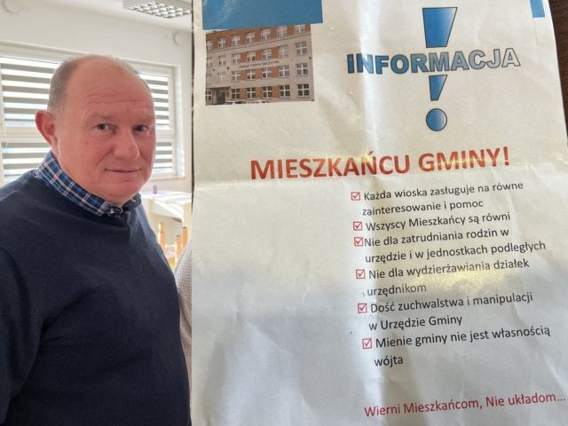 Ruszyły tajemnicze ataki na wójta Wojciechowskiego