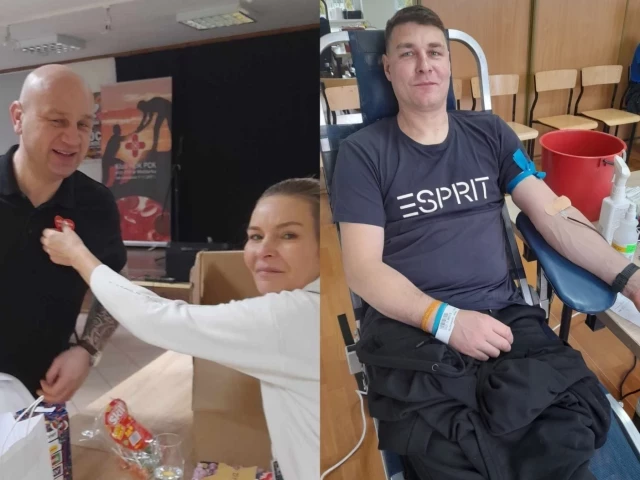Już blisko sto razy „puszczali” krew.  Adam Rutkowski z 40. litrami
