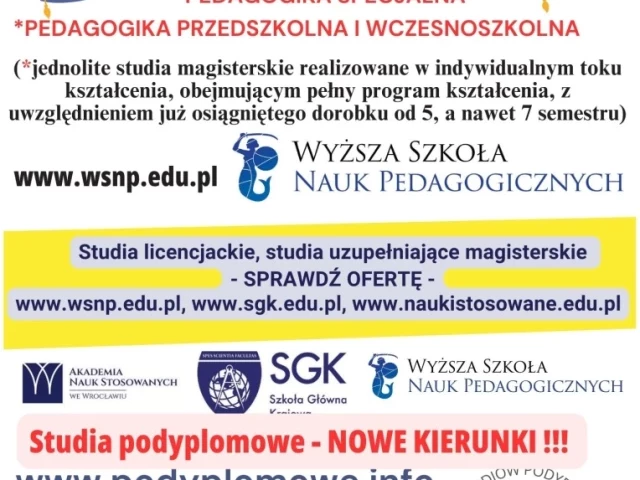 Ostatni dzwonek na semestr letni! Odkryj swoje możliwości z naszą ofertą edukacyjną!
