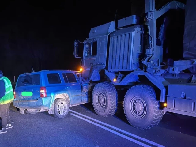 Kolizja na DK-53. Droga Szczytno - Olsztyn zablokowana [AKTUALIZACJA]