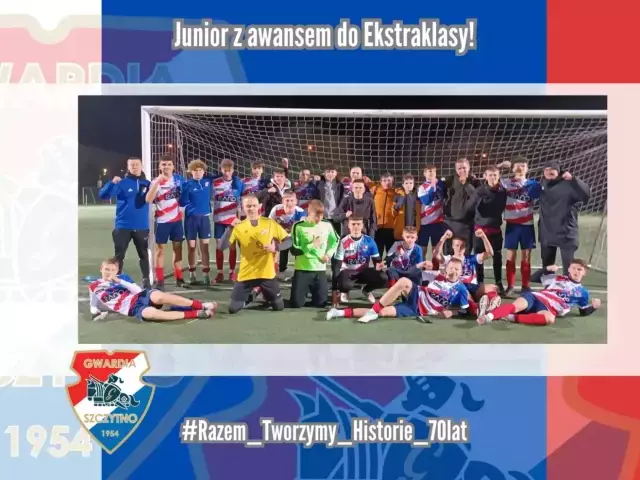 Młodzi Gwardziści awansowali do ekstraklasy