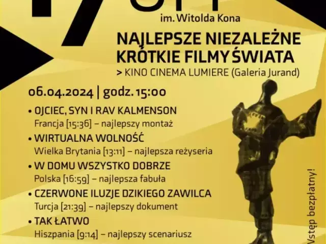 Szczytno stanie się kinową stolicą na jeden wieczór!