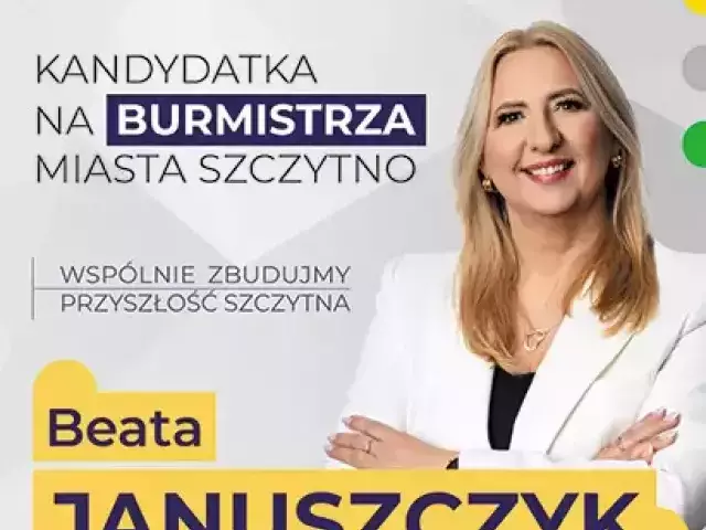 Rozmowa z Beatą Januszczyk, kandydatką na burmistrza. Szczytno może rozwinąć skrzydła