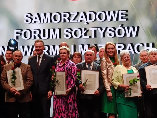 Sołtysi na podium! Wyróżnienia marszałka dla lokalnych liderów w Powiecie Szczycieńskim