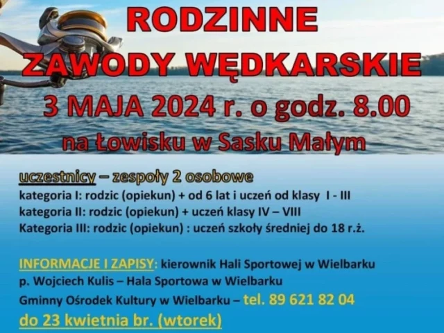 Wędka w dłoń – Wielbark zaprasza na rodzinne zawody!