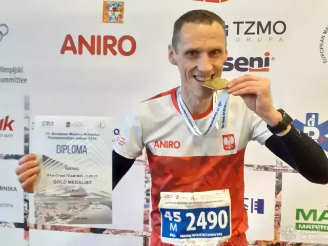Maciej Wojciechowski złotym medalistą Mistrzostw Europy Masters