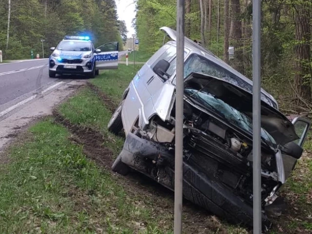 Weekend na drogach powiatu szczycieńskiego – podsumowanie zdarzeń w ruchu drogowym