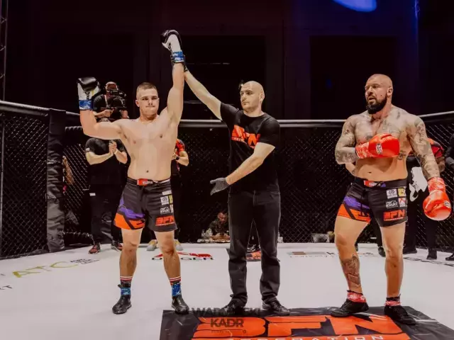 Michał Wiktorowski stawia czoła gigantom gali sportów walki boks i MMA - BFN 2