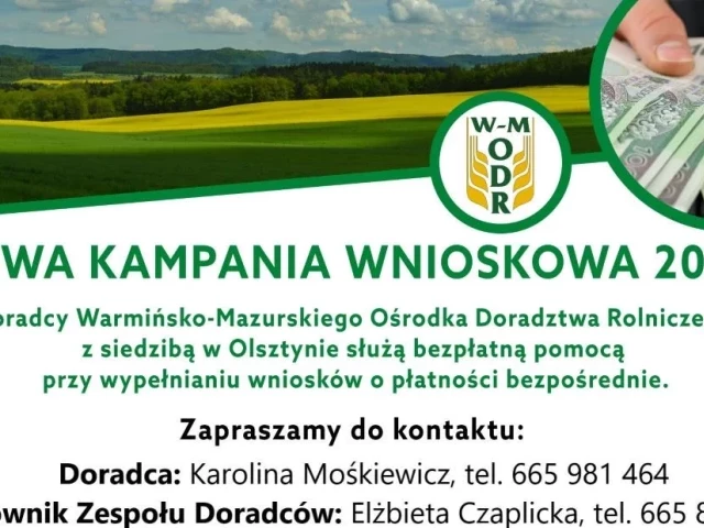 Rusza pomoc dla rolników przy wypełnianiu wniosków o płatności bezpośrednie