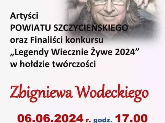 Wielbark zaprasza na koncert w hołdzie Zbigniewowi Wodeckiemu