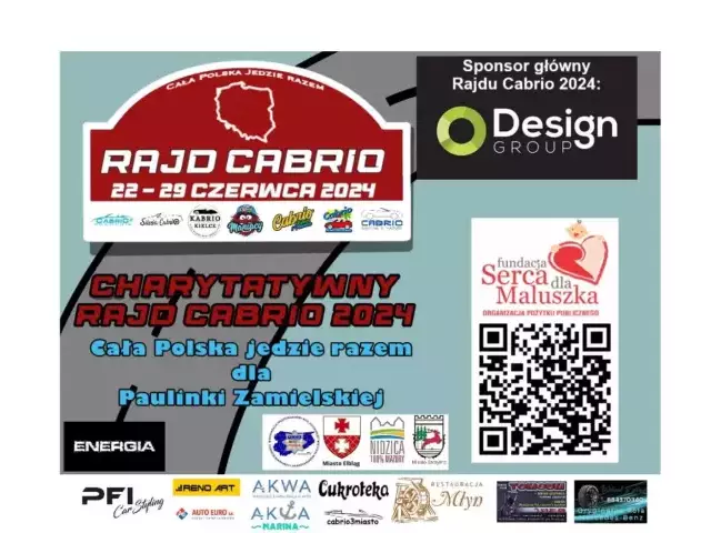 Charytatywny Rajd Cabrio 2024. Szczytno na trasie finałowego etapu